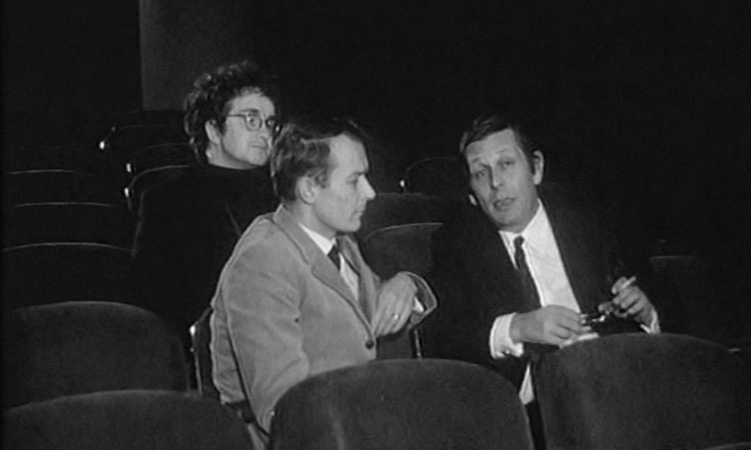 1968 Diskussion im Kino