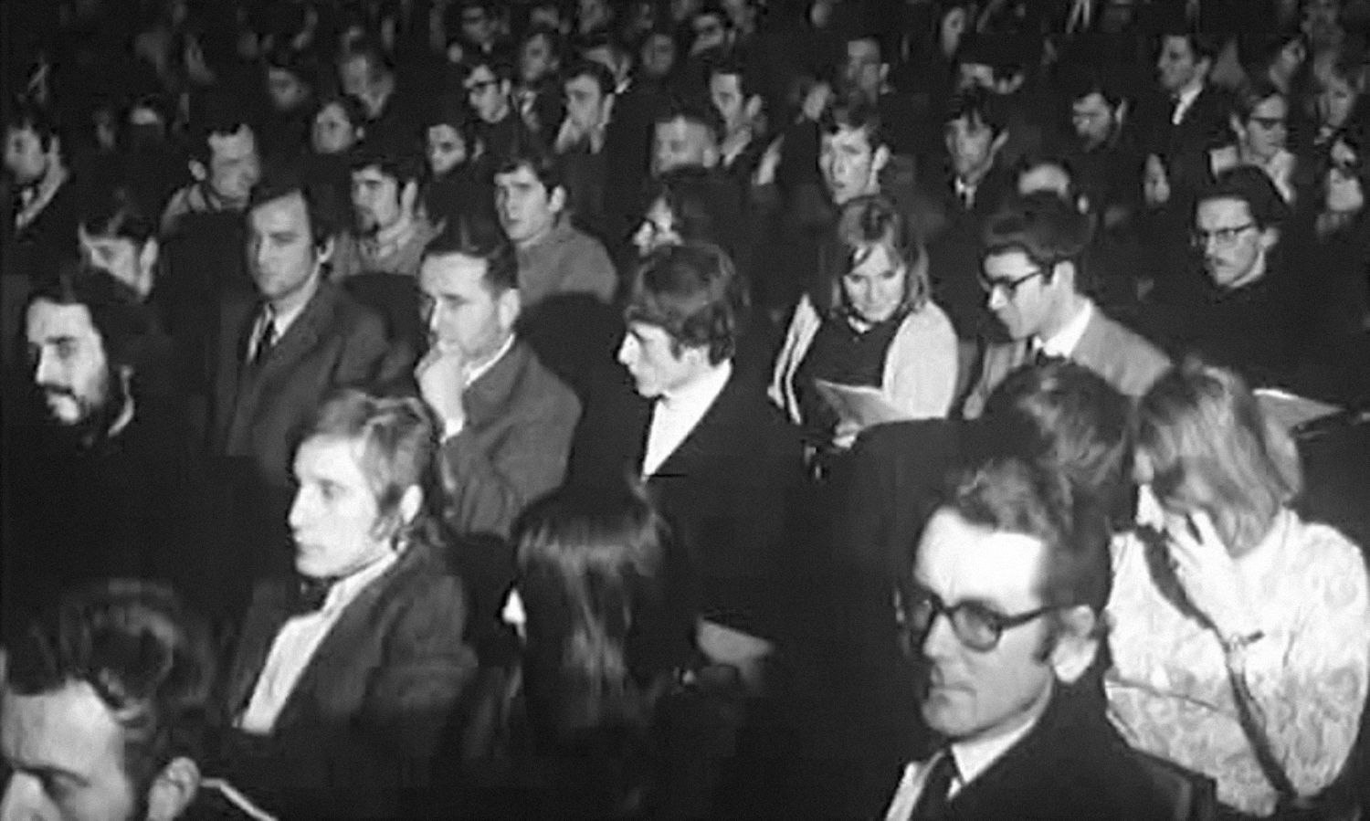 1969 voller Kinosaal