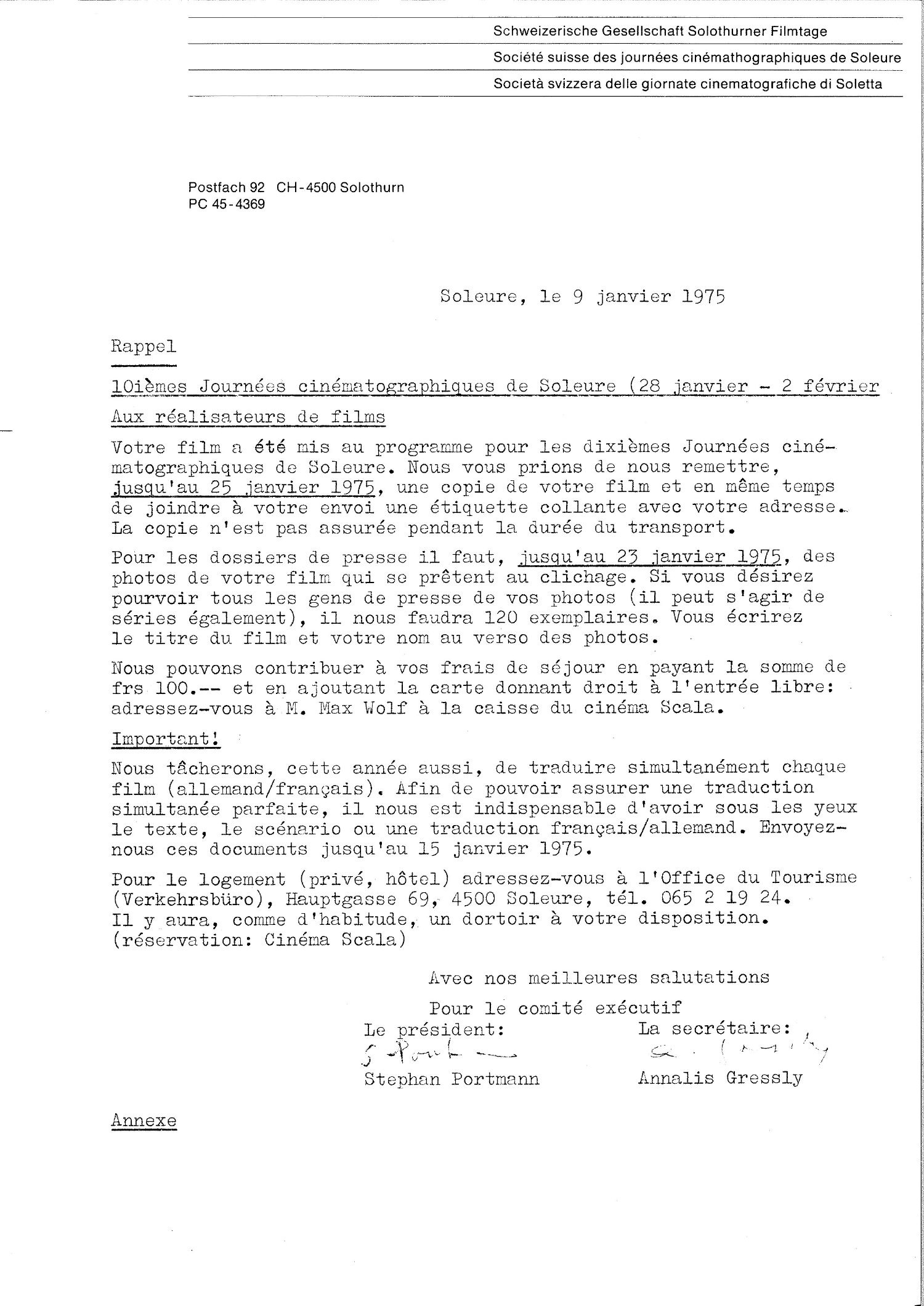 Lettre aux professionnels du cinéma, 1975, p.2