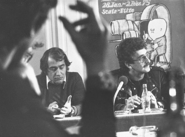 1975 Podiumsdiskussion mit Daniel Schmid